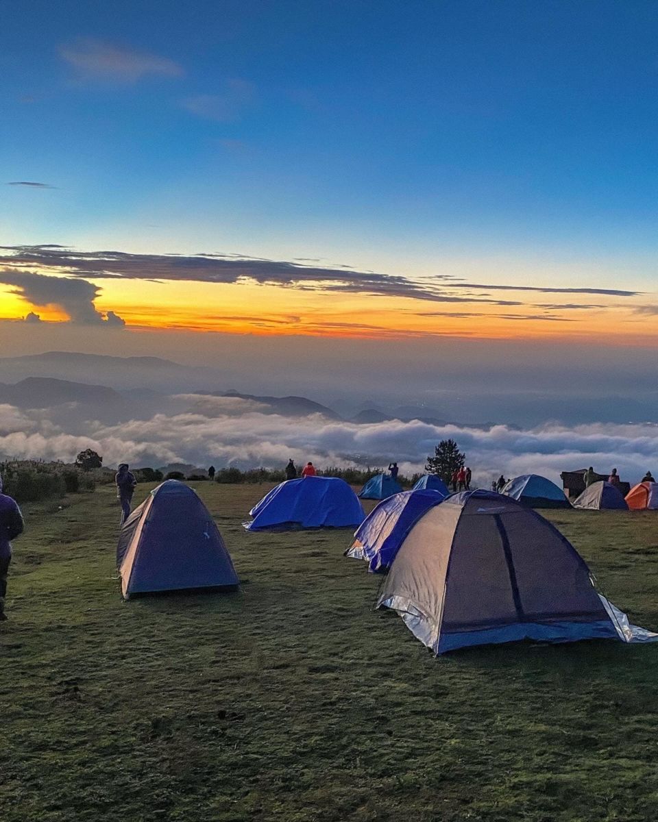 Zona de camping en las faldas del Pico de Orizaba