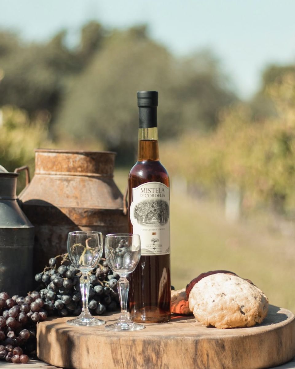 Vino de postre Mistela de Cordelia.
