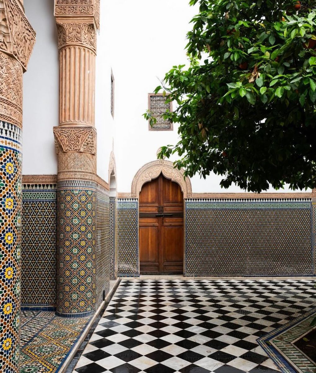 Este palacio en marrakech se construyó en 1910