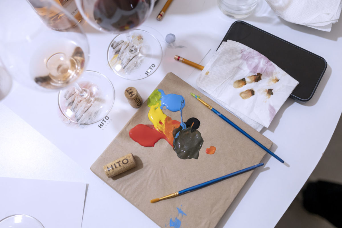 Taller creativo con vino y cerámica. 