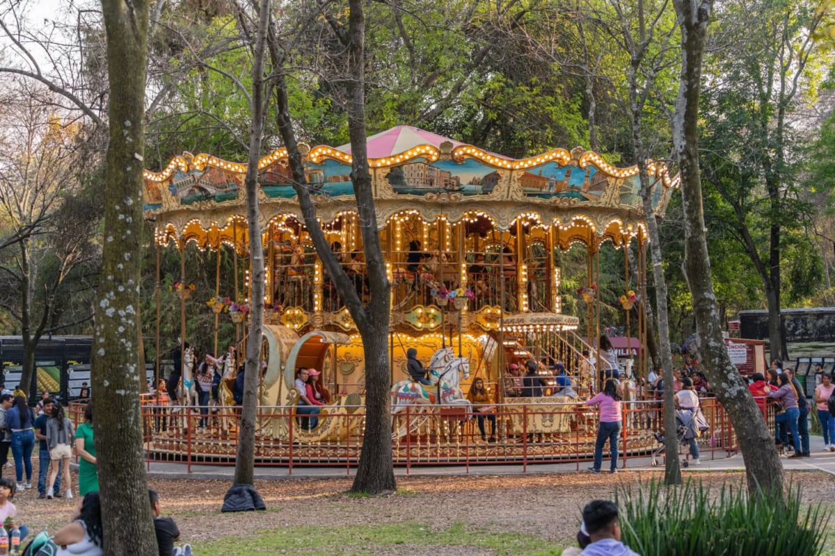 Este icónico carrusel estuvo en Venecia, Chicago y hoy lo disfrutamos en Chapultepec