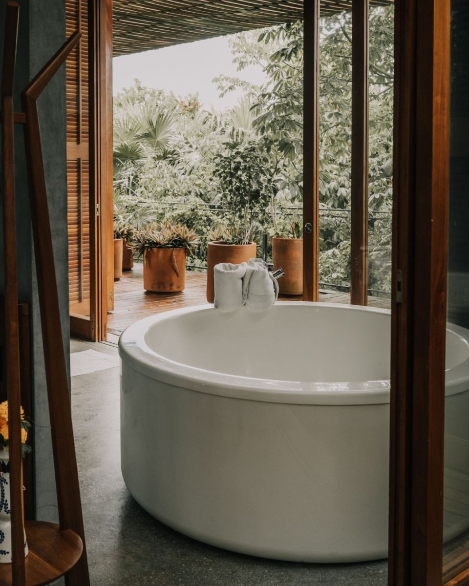 casa con Jacuzzi en la terrasa