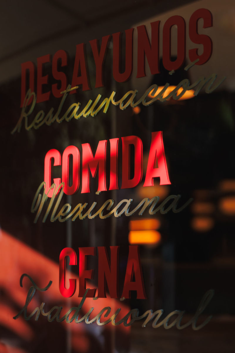 Restaurante mexicano en Polanquito. 
