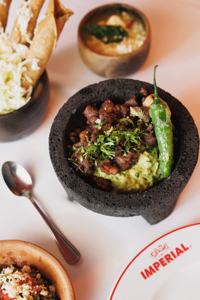 Guacamole en Casa Imperial, CDMX. 