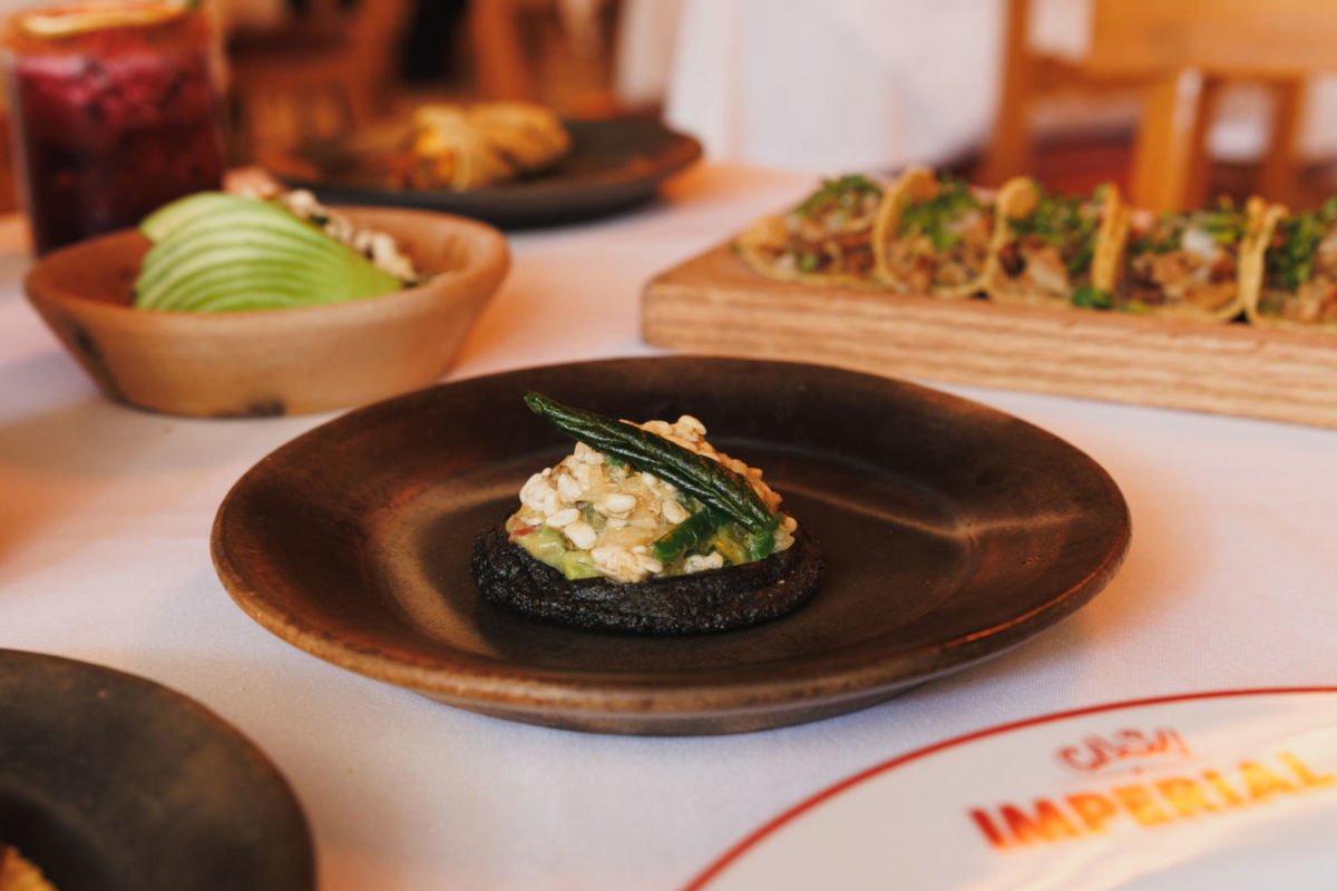 Comida en Casa Imperial Polanco, CDMX.