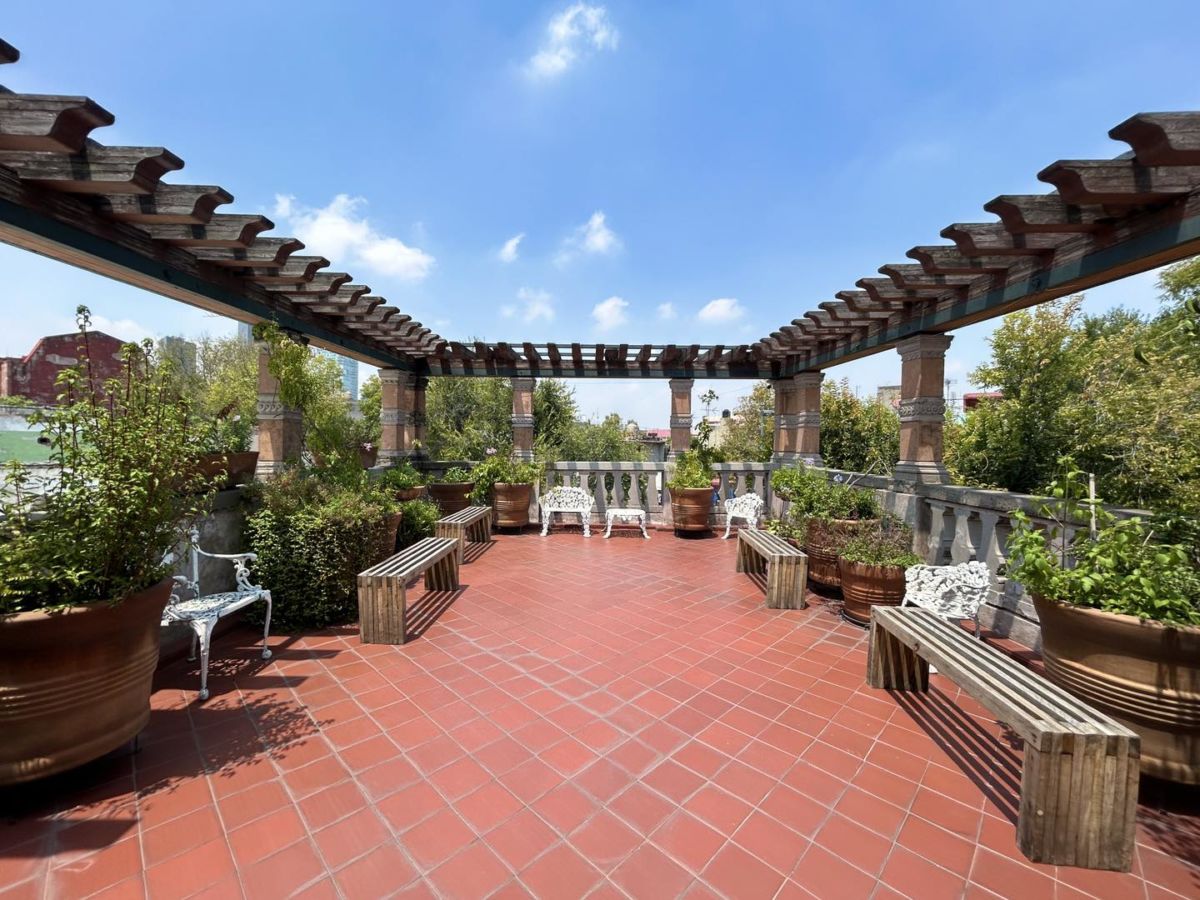 Terraza de la Casa Rivas Mercado