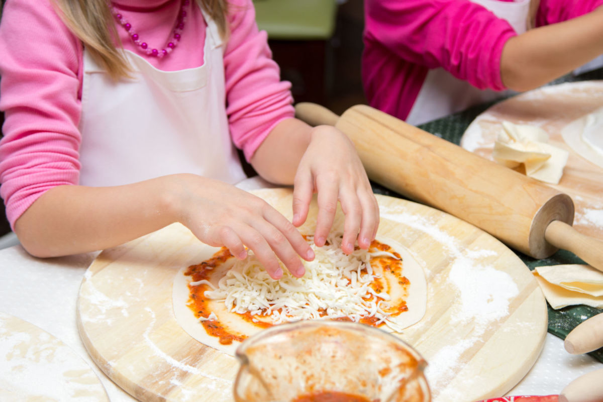 Clases de pizza para niños 