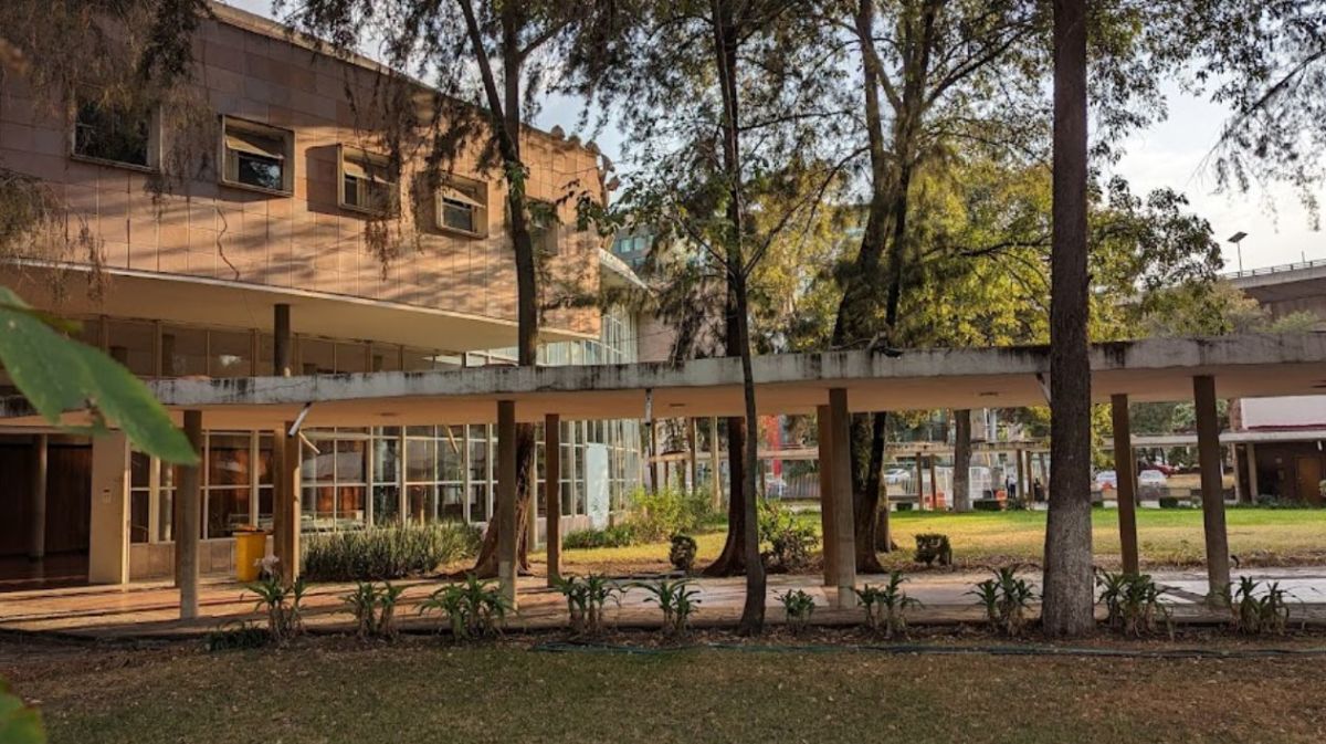 Jardines y espacios abiertos en el Conservatorio Nacional de Música