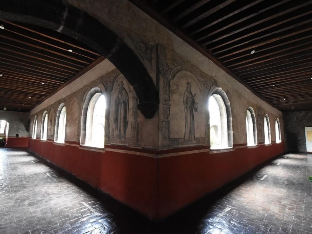 Pinturas murales en el Ex Convento de Culhuacán 