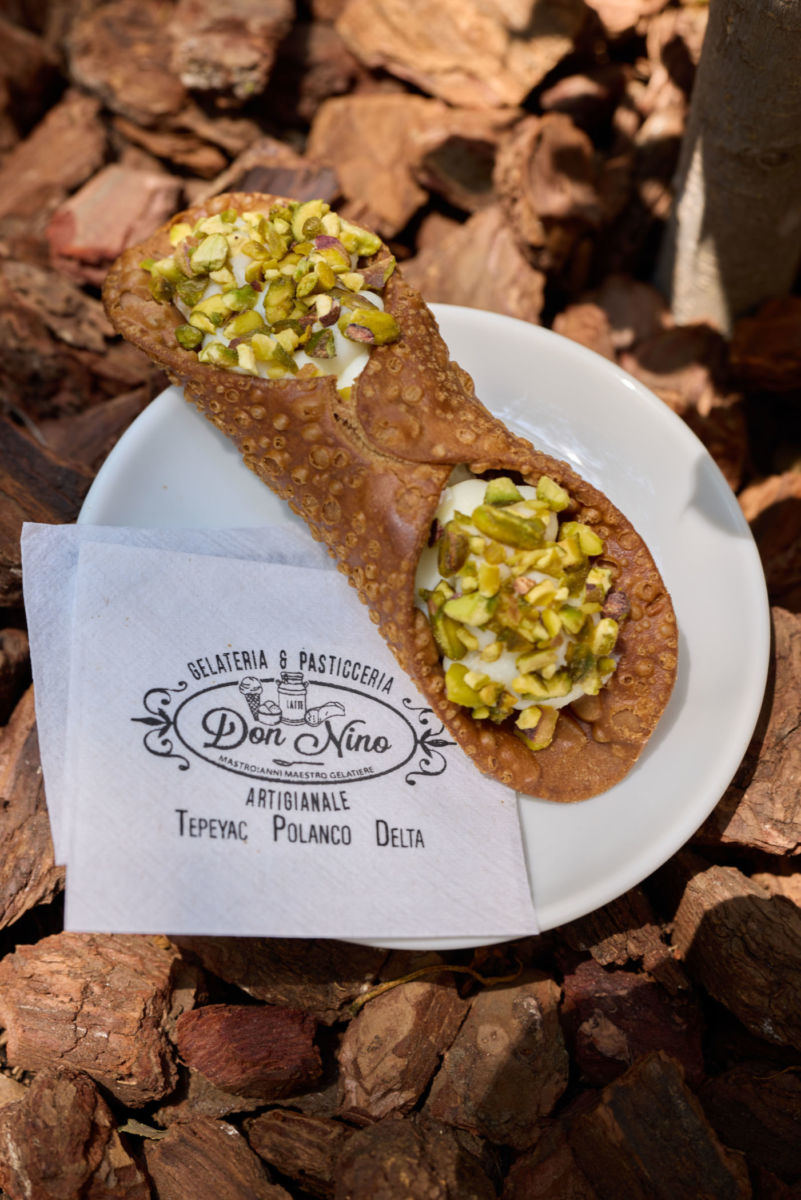 Cannolis sicilianos en CDMX