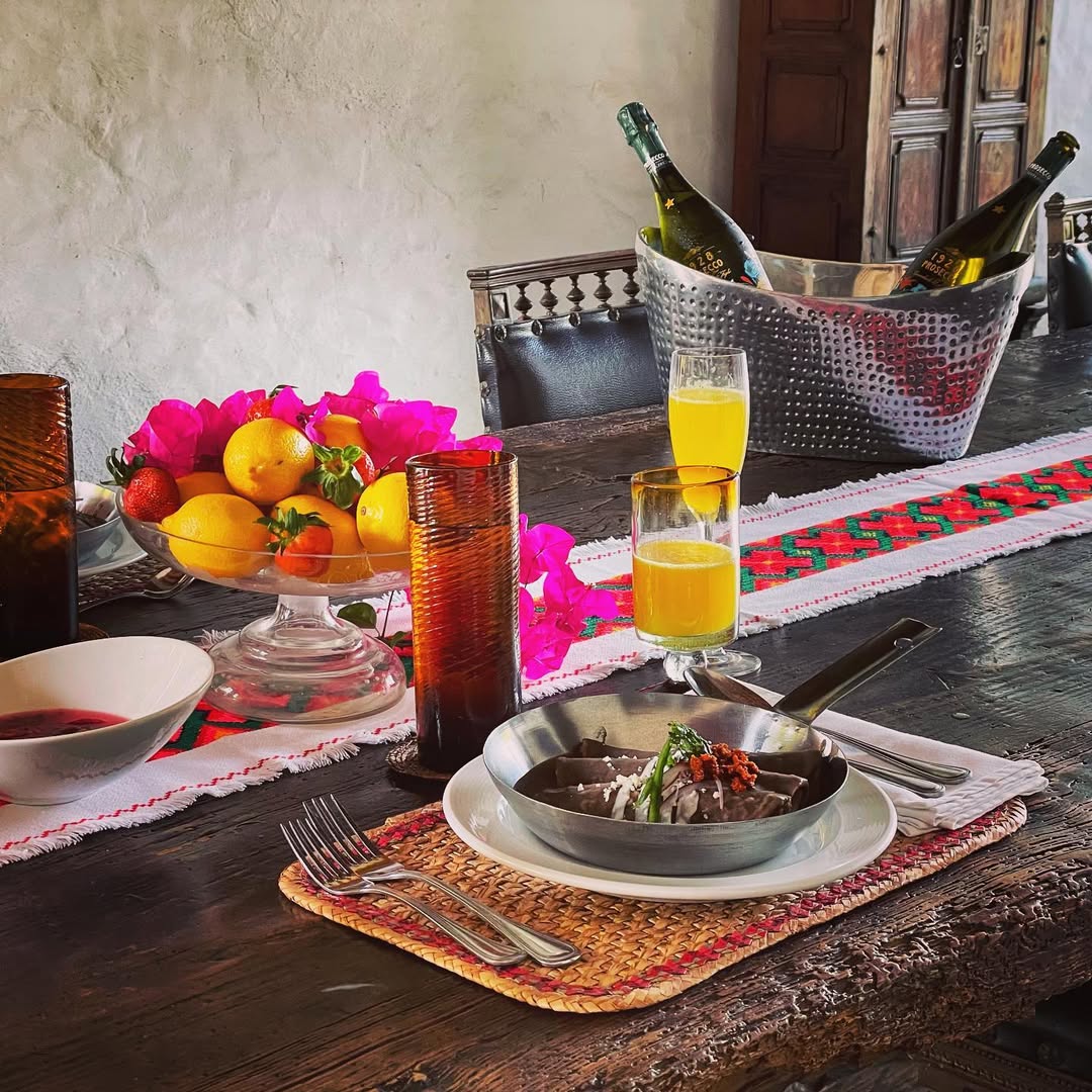 Desayunos y comidas en la Hacienda Acamilpa
