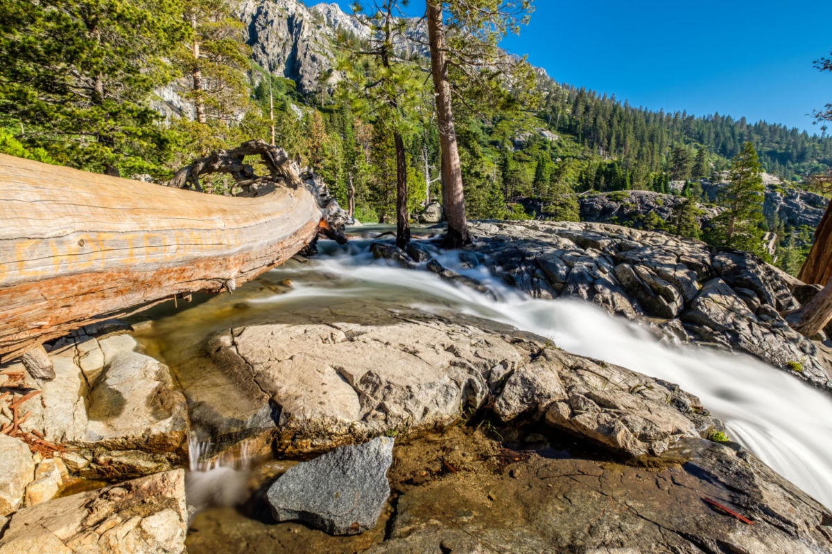 Eagle Falls, cascadas en Lake Tahoe. 