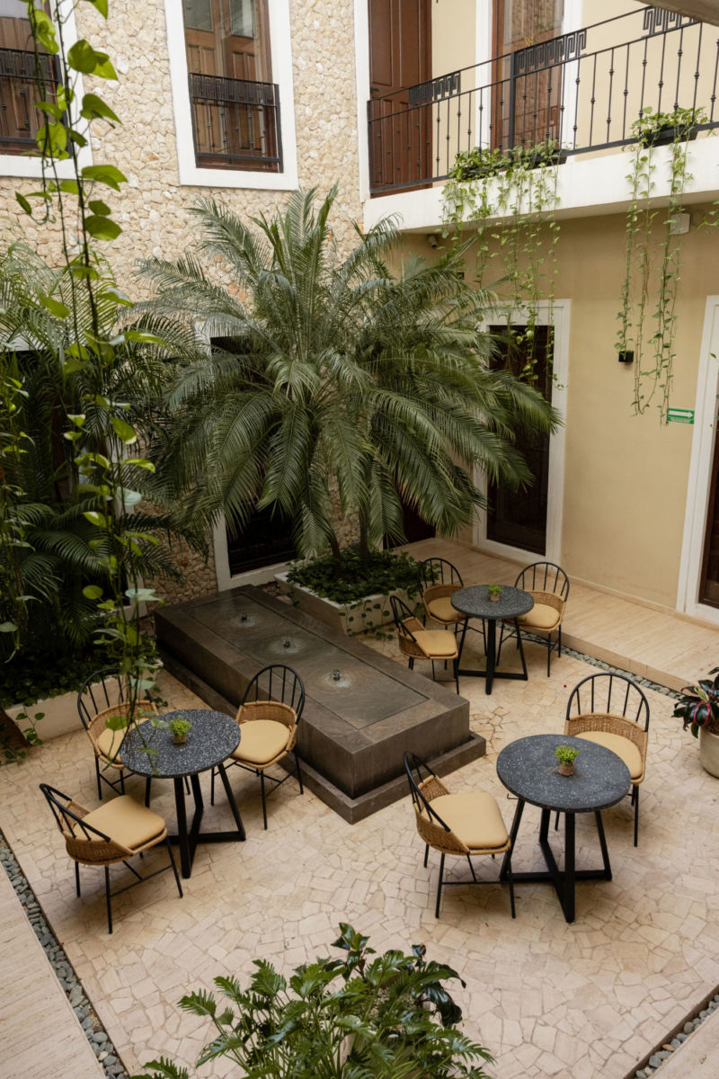 Patio interior de Kahal Hotel Boutique