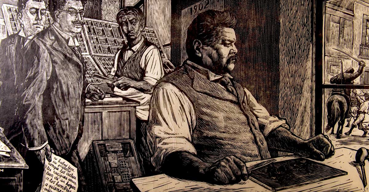 Dibujo de José Guadalupe Posada