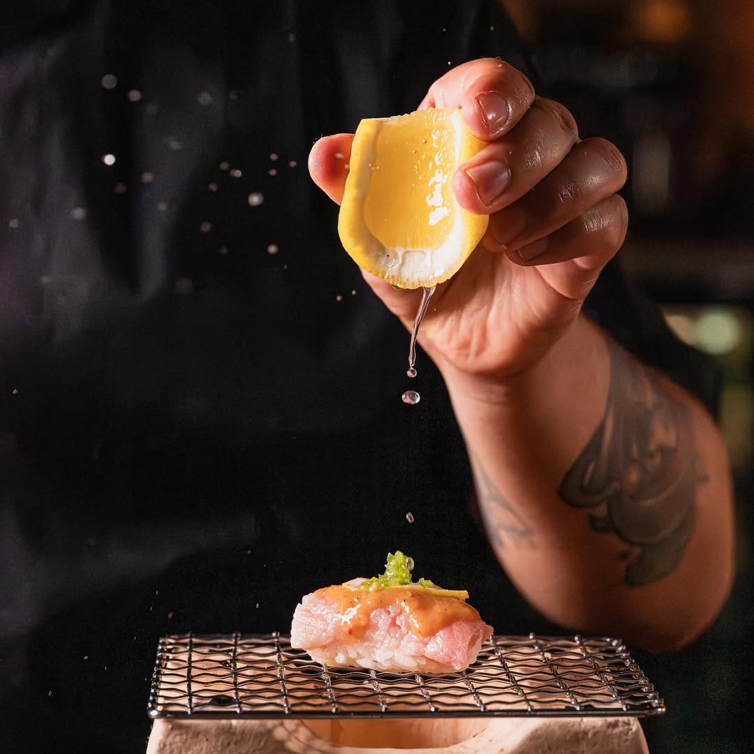 Nigiri en Santo Handroll Bar. 