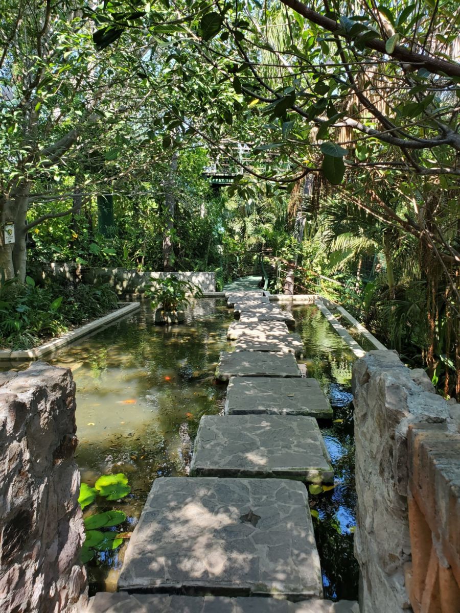 Jardín zen en el Observatorio de Mazatlán