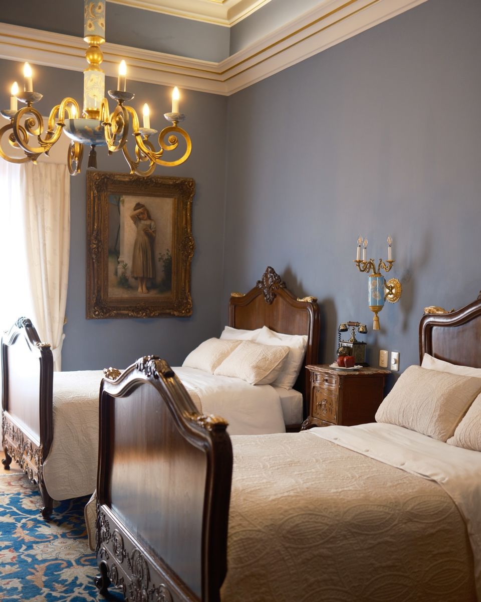 Toda la decoración del hotel museo palacio de san agustín tiene al menos cien años de antigüedad