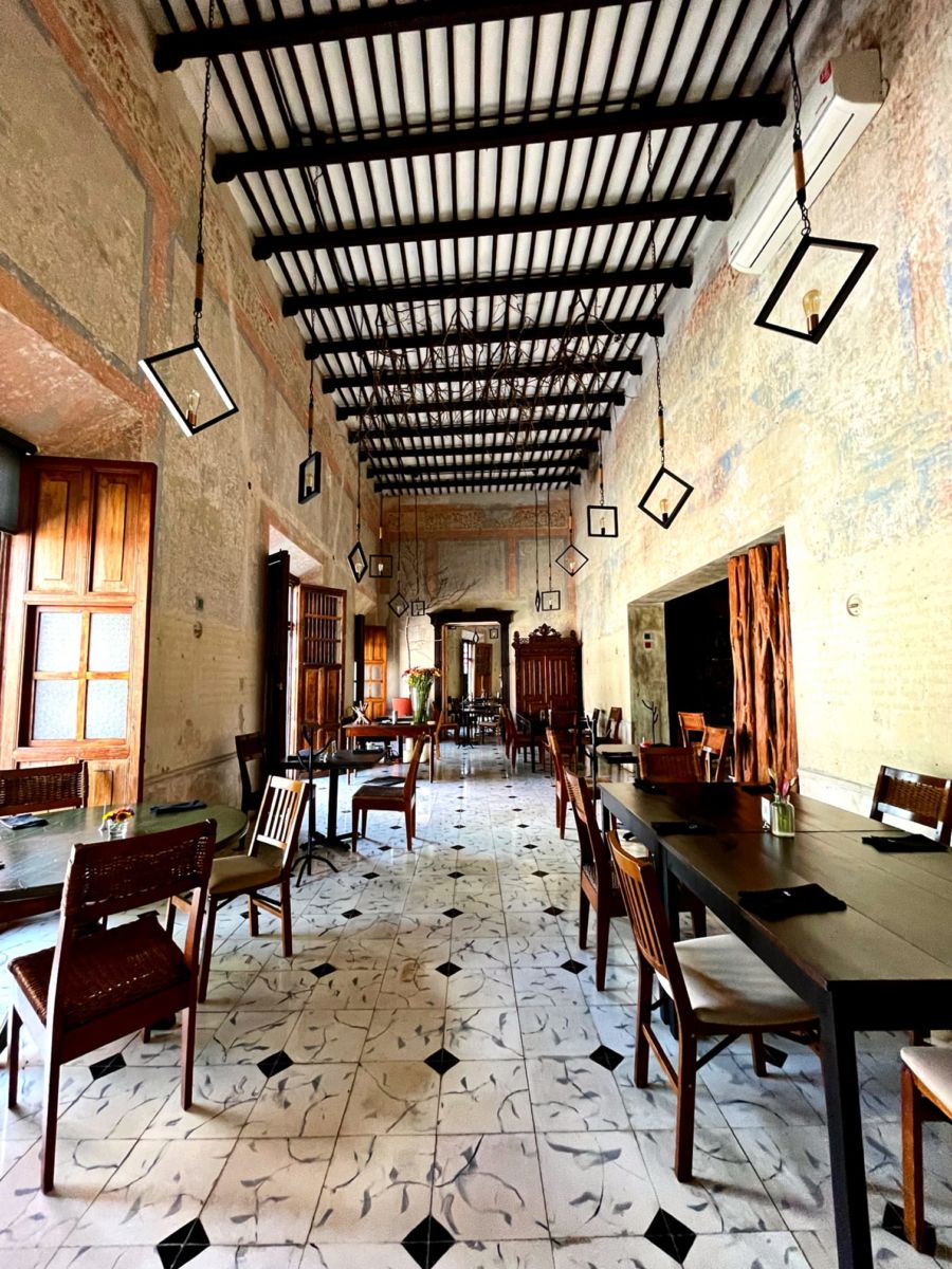 Interior del restaurante Pueblo Pibil
