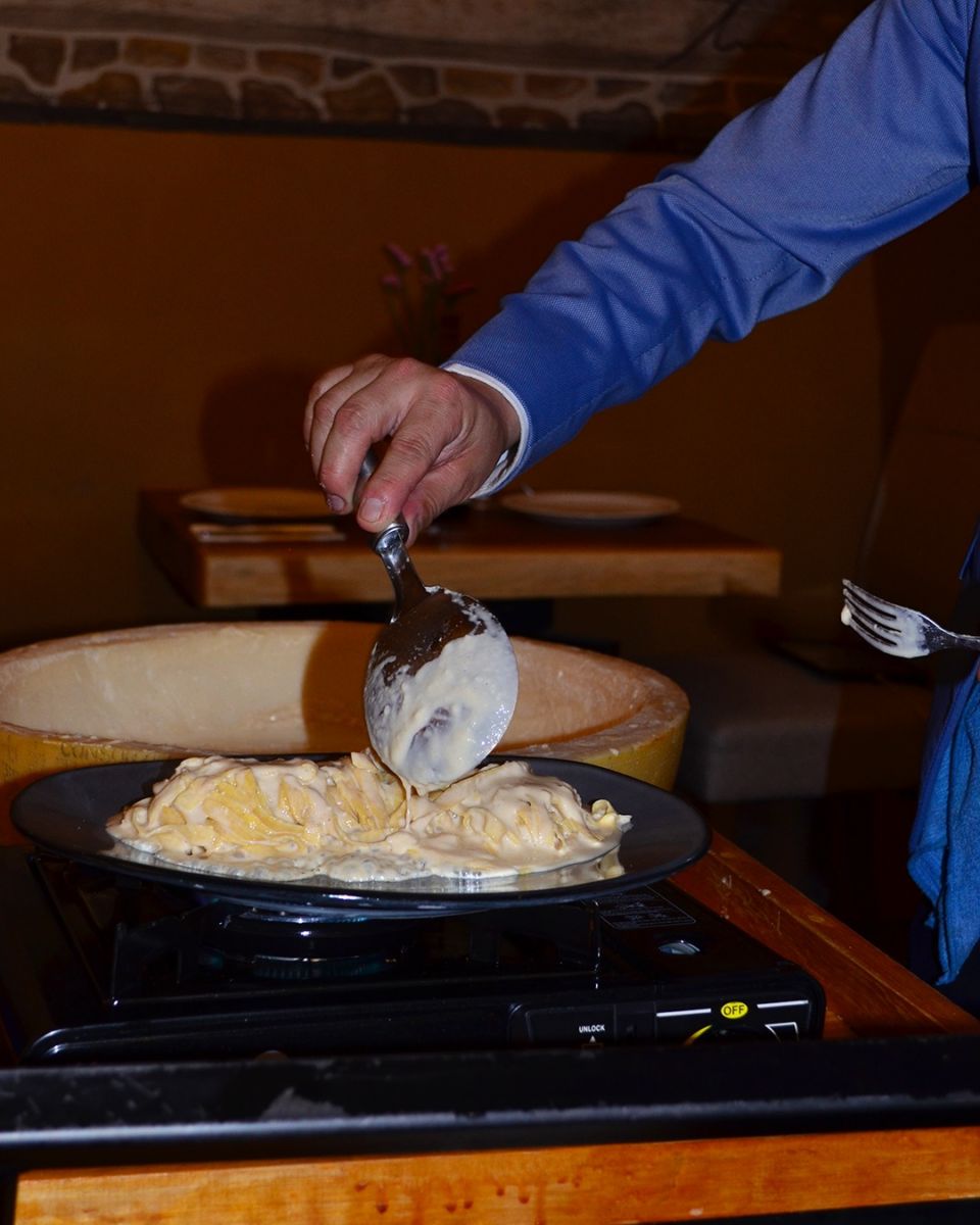 Pasta alla Ruota di Parmigiano Reggiano DOP
