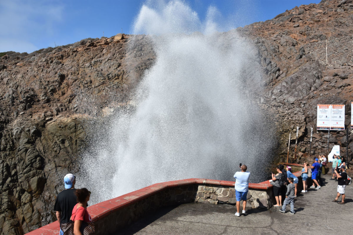 La Bufadora en Ensenada. 