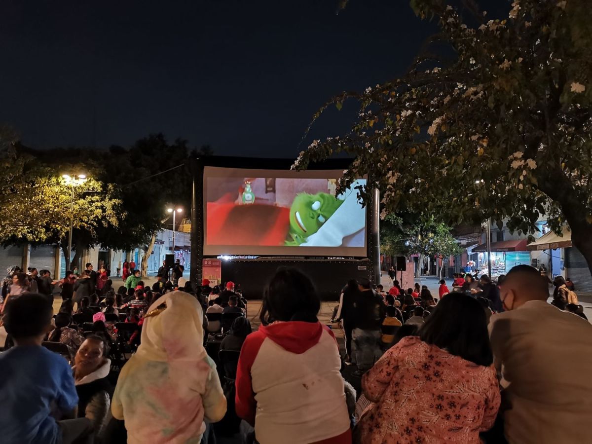 Proyecciones de cine al aire libre en CDMX