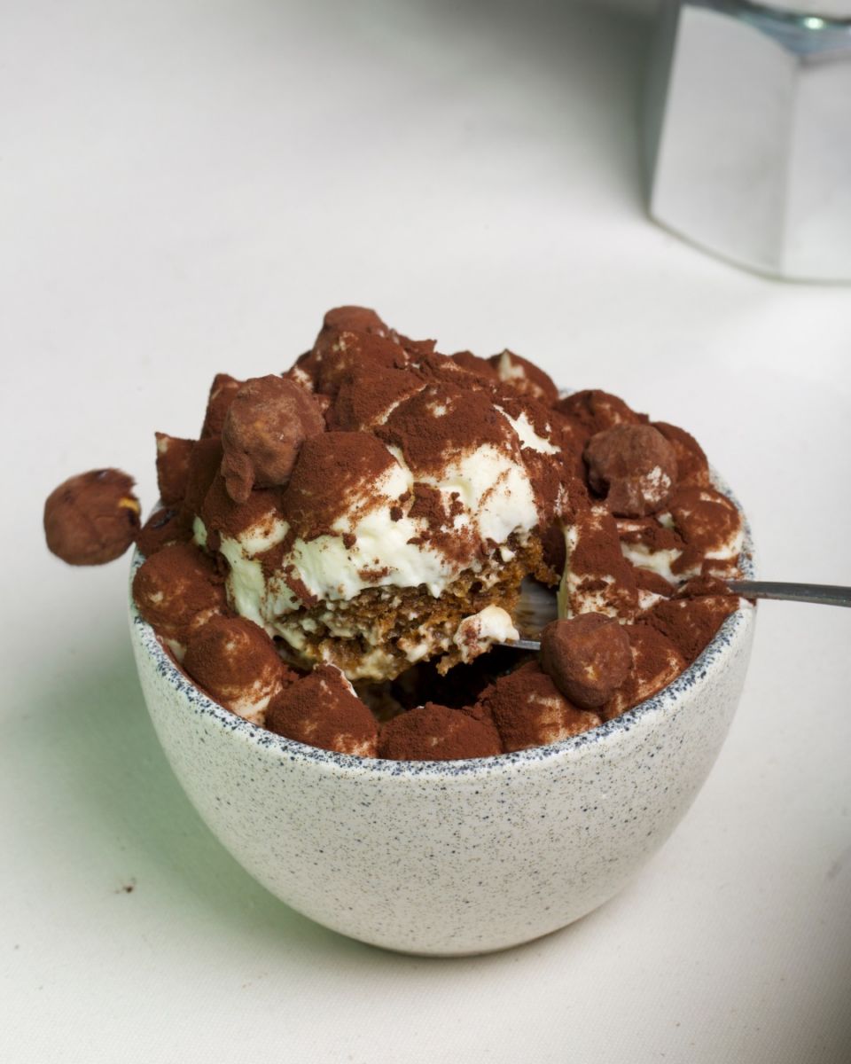 Postre italiano hecho a base de café