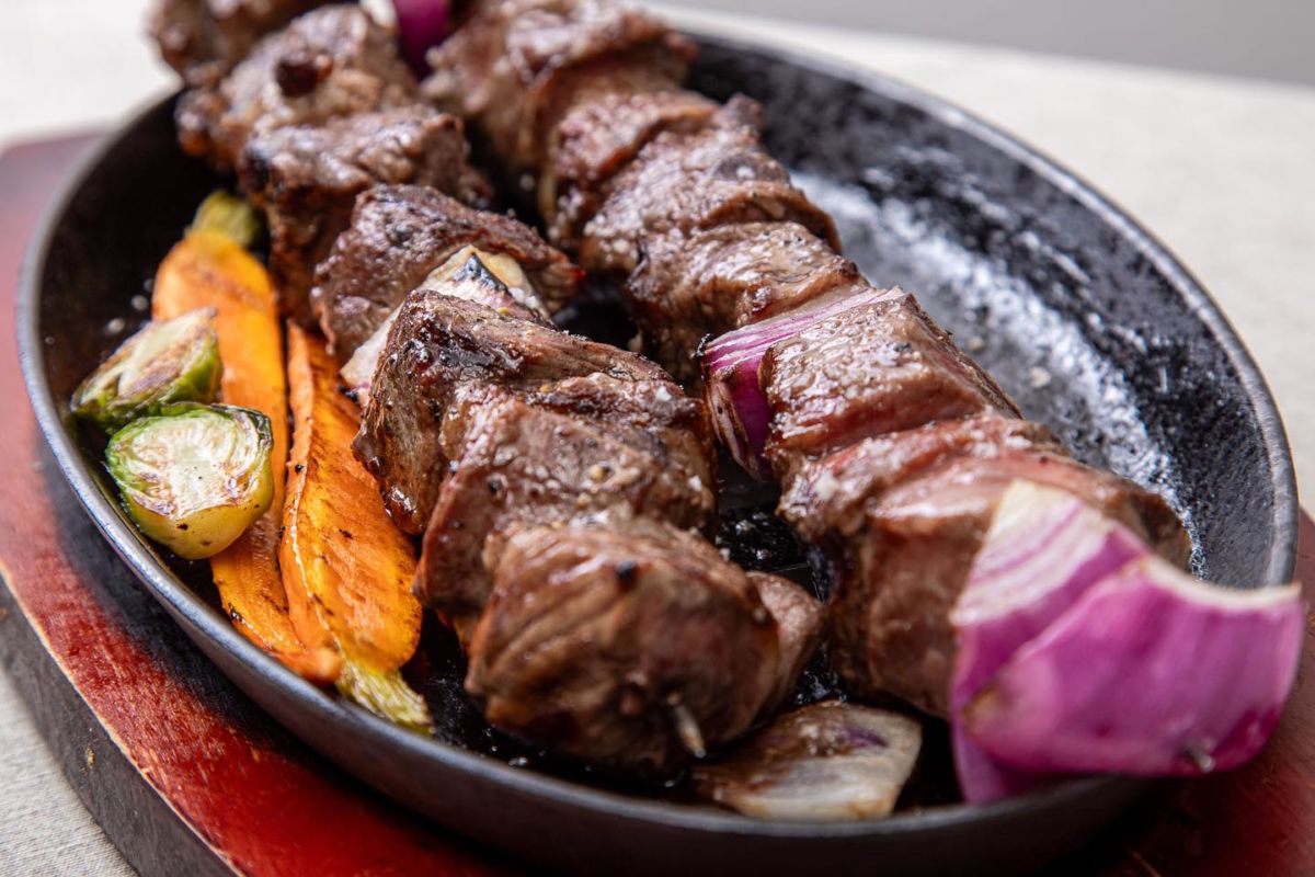 Brocheta marinada