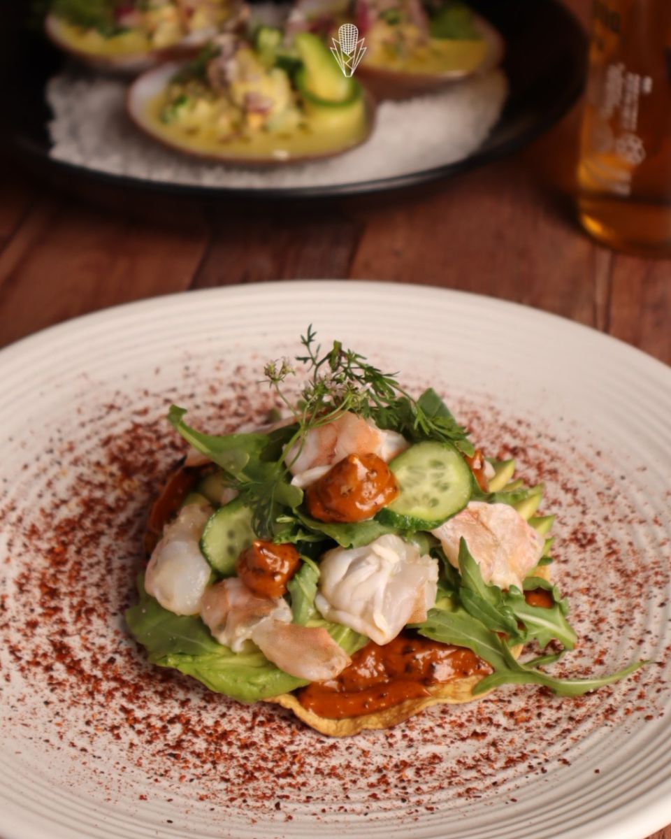 Tostada de Camarón