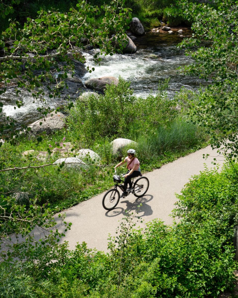 bicicleta de montaña en vail