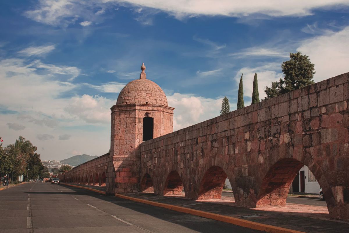 Acueducto de Morelia tiene una arquitectura de estilo barroco 