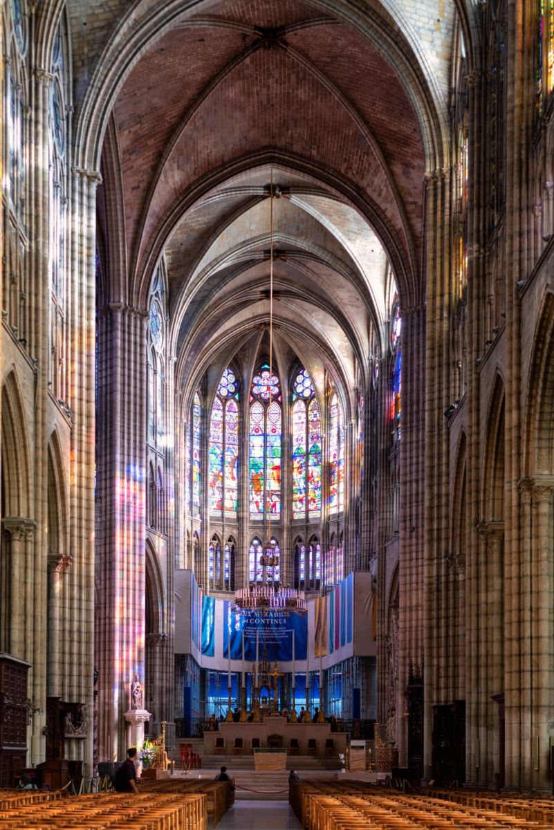 Interior de la Basílica de Saint Denis