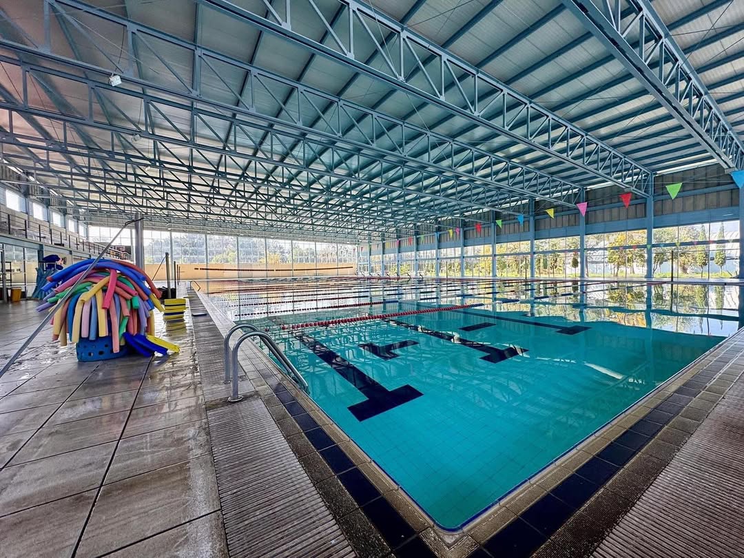 Alberca olímpica en el Bosque de Tláhuac