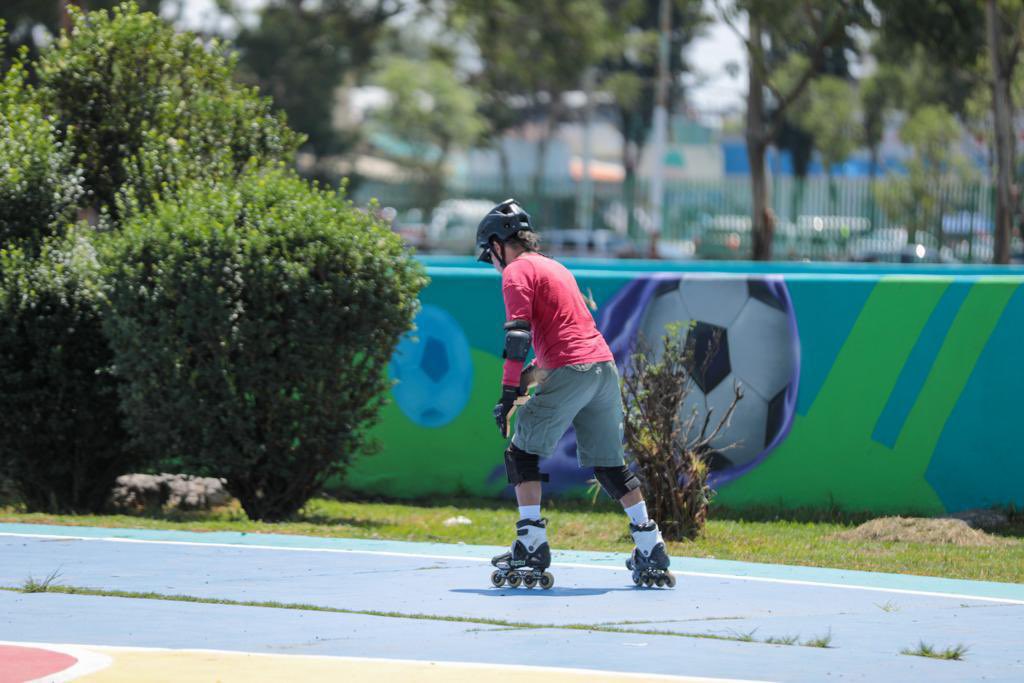 Pista de patinaje en Bosque de Tláhuac