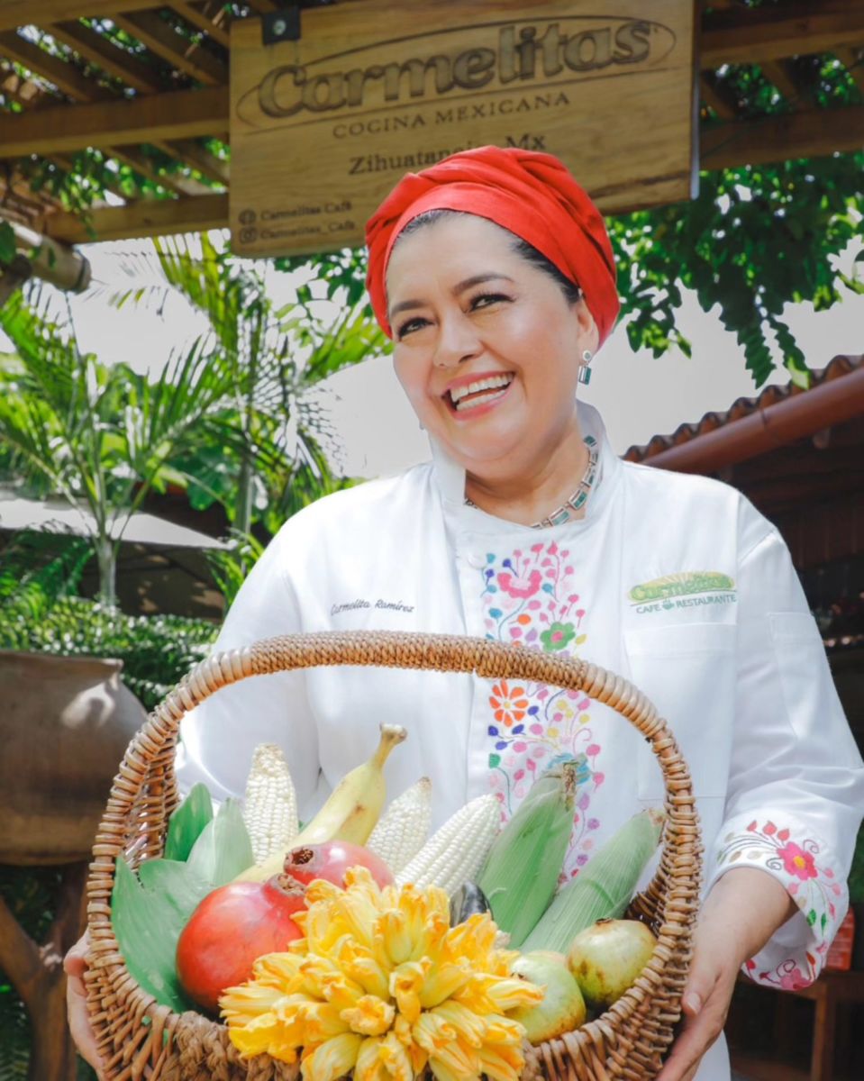 Carmelita Ramírez cocinera tradicional