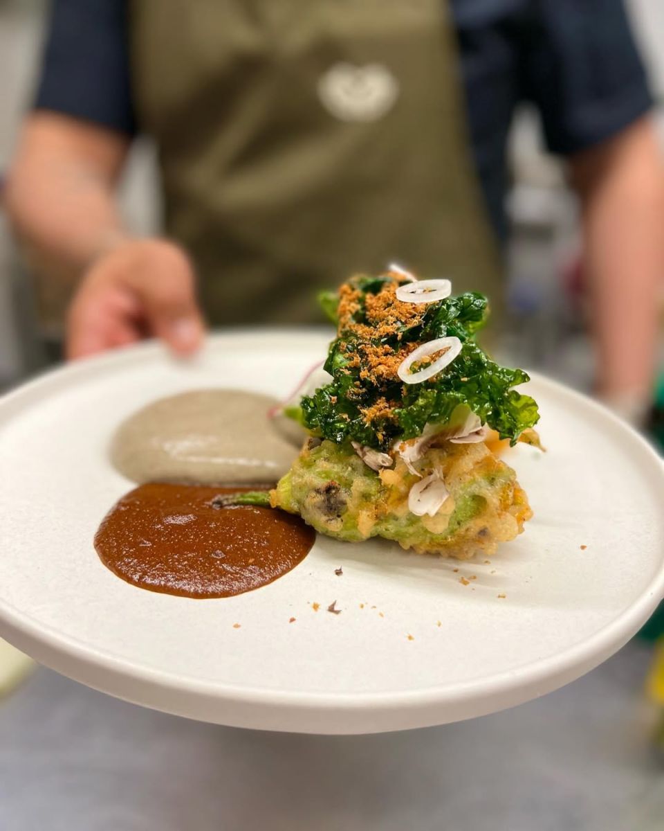 Flores de calabaza en casa elena
