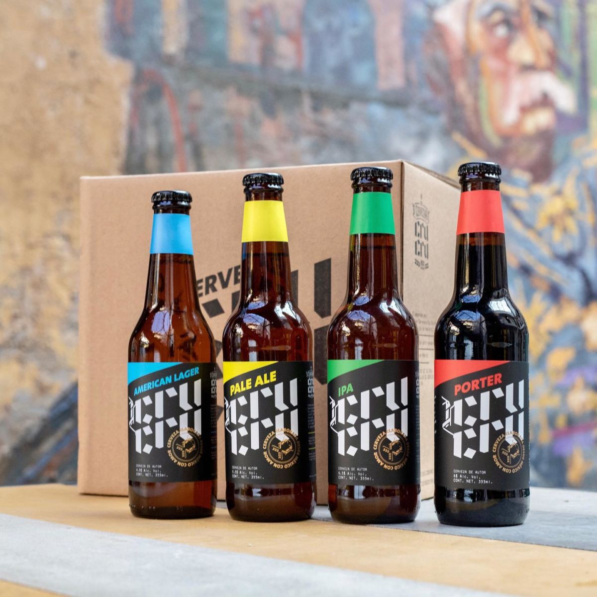 Cervezas artesanales de Cru Cru Brew