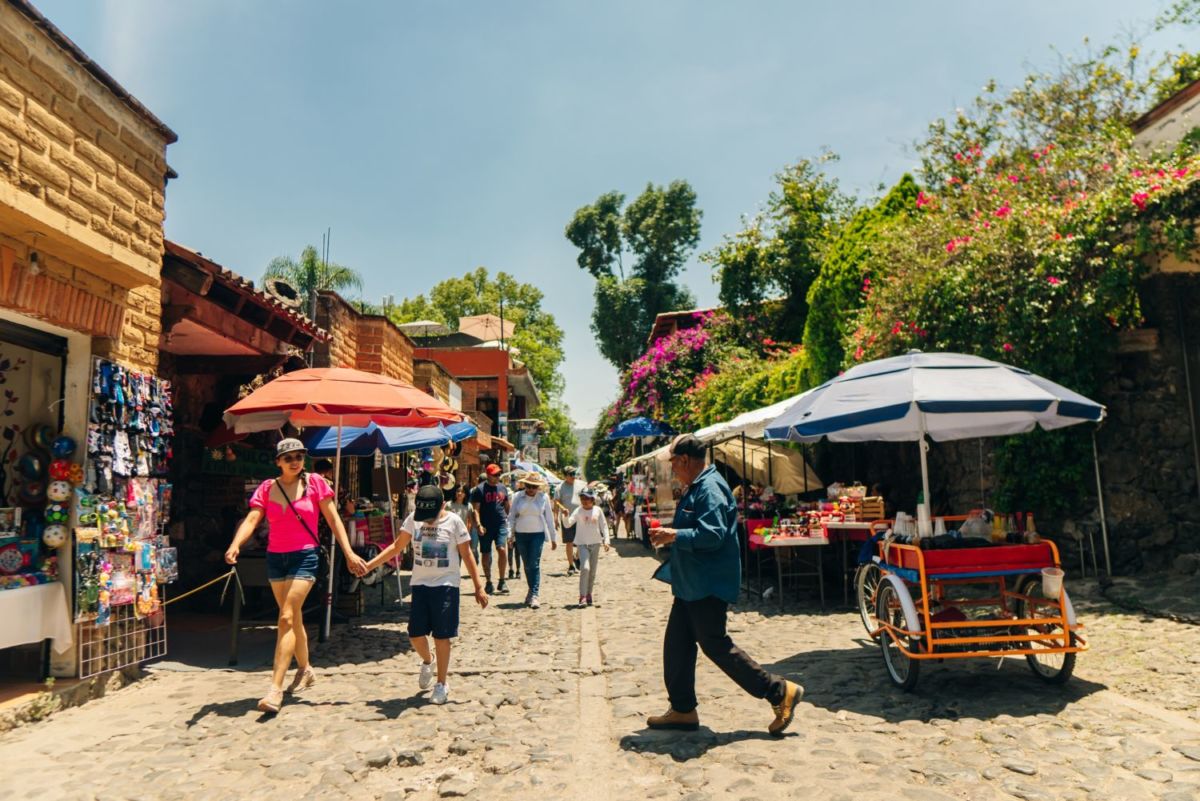 Calles tranquilas de Tepoztlán