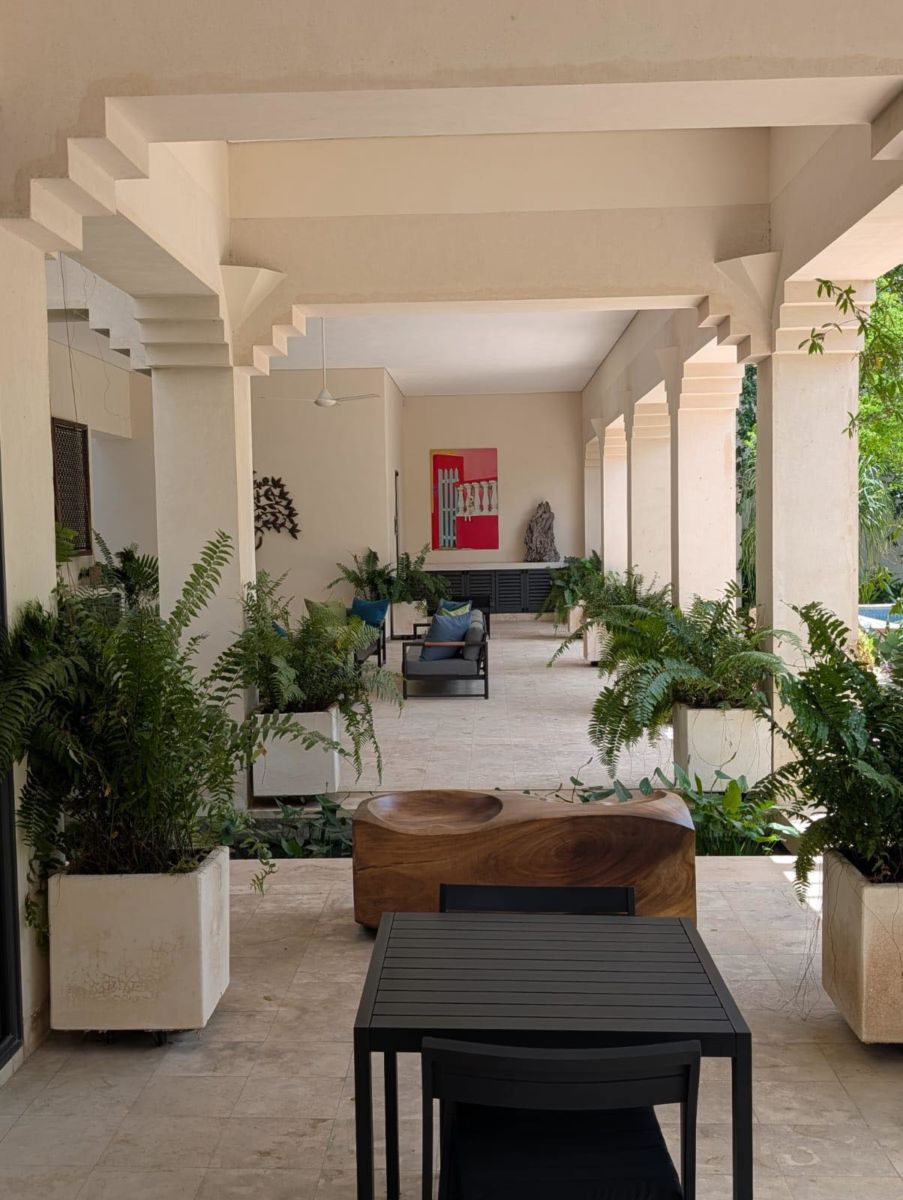 Áreas comunes del hotel el pueblo en mérida