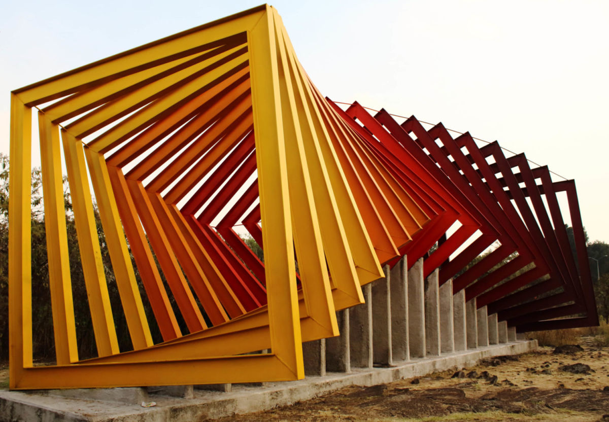 Esculturas monumentales en la UNAM