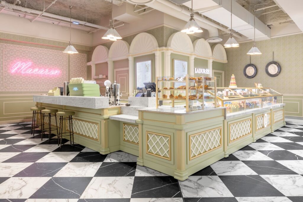 Salón de té Ladurée galerías lafayette