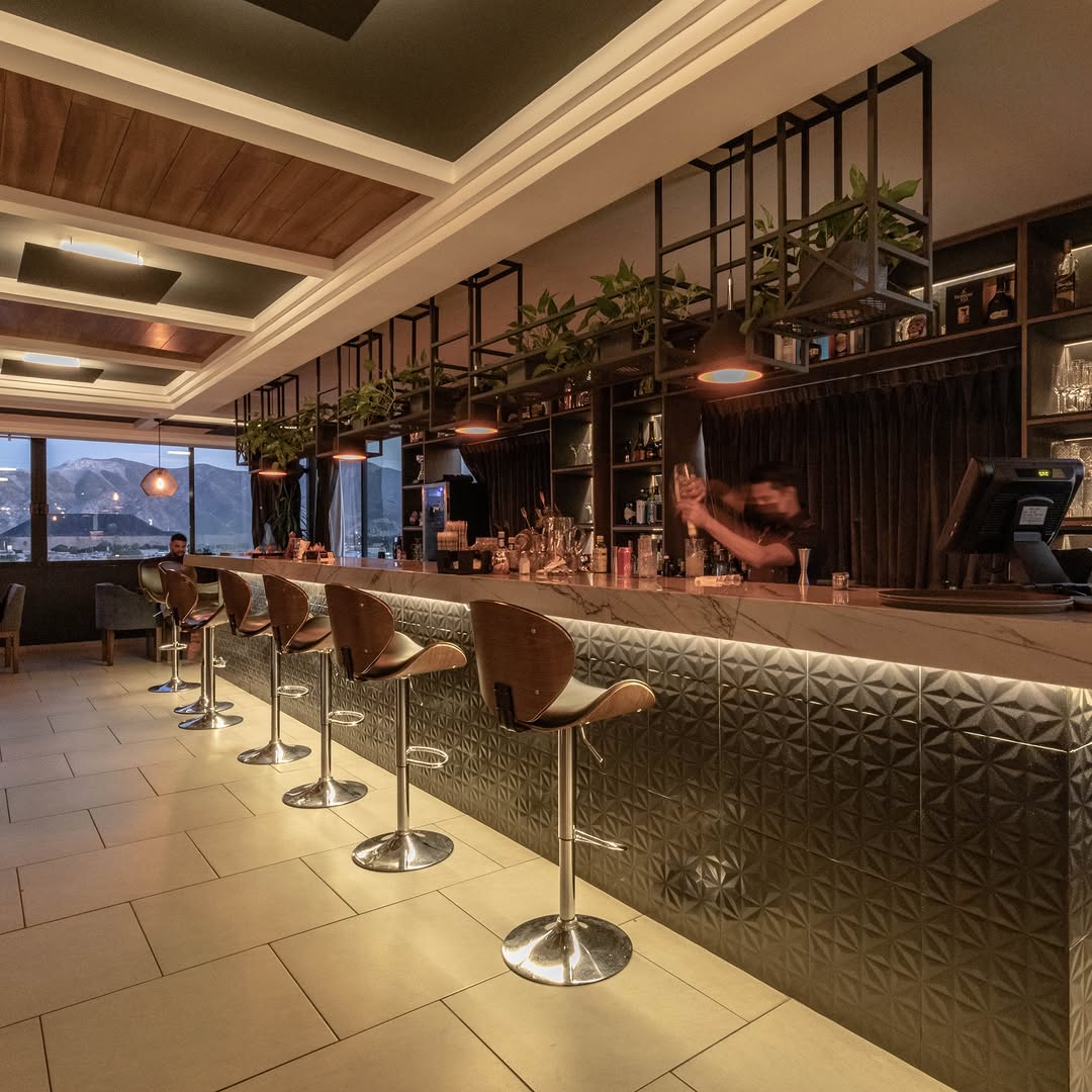 Barra de coctelería en Torreón.