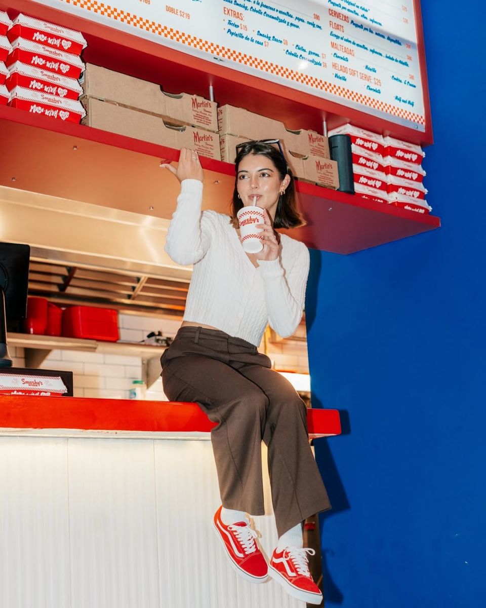 Hamburguesas y malteadas en la Ciudad de México. 