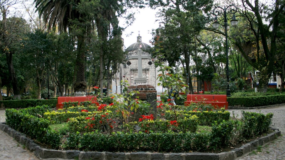 Plaza de la Conchita en Coyoacán
