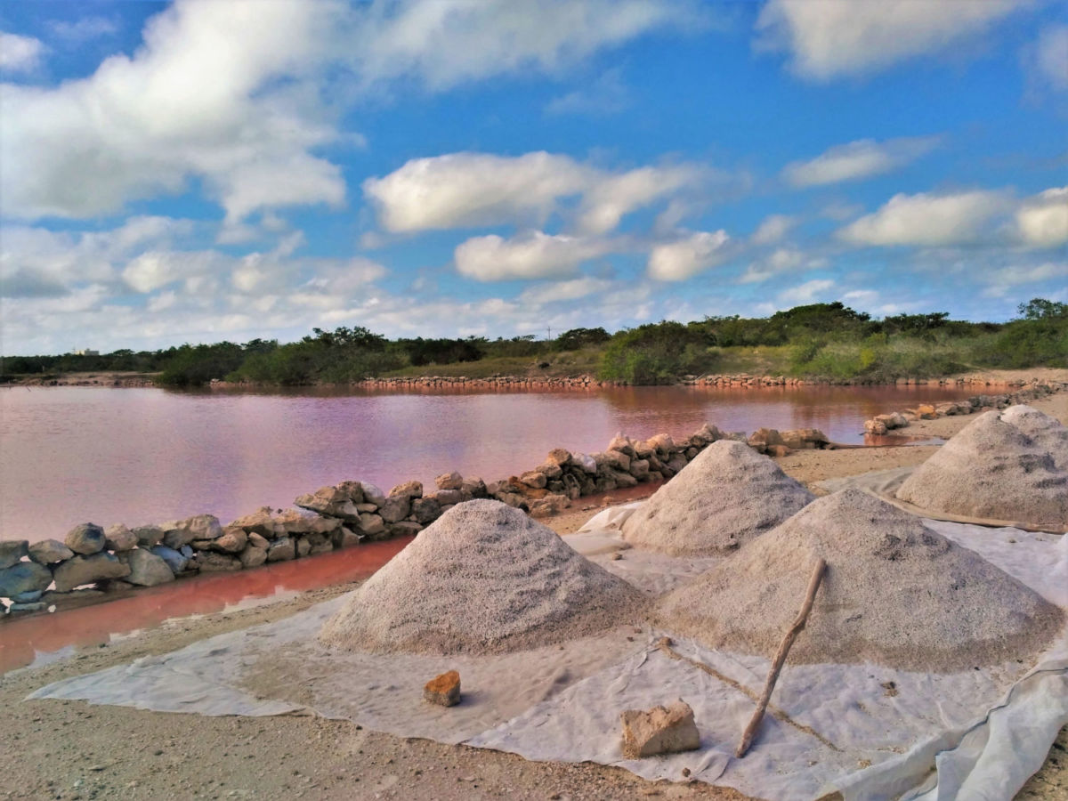 Laguna Rosada en Xtampú, Yucatán