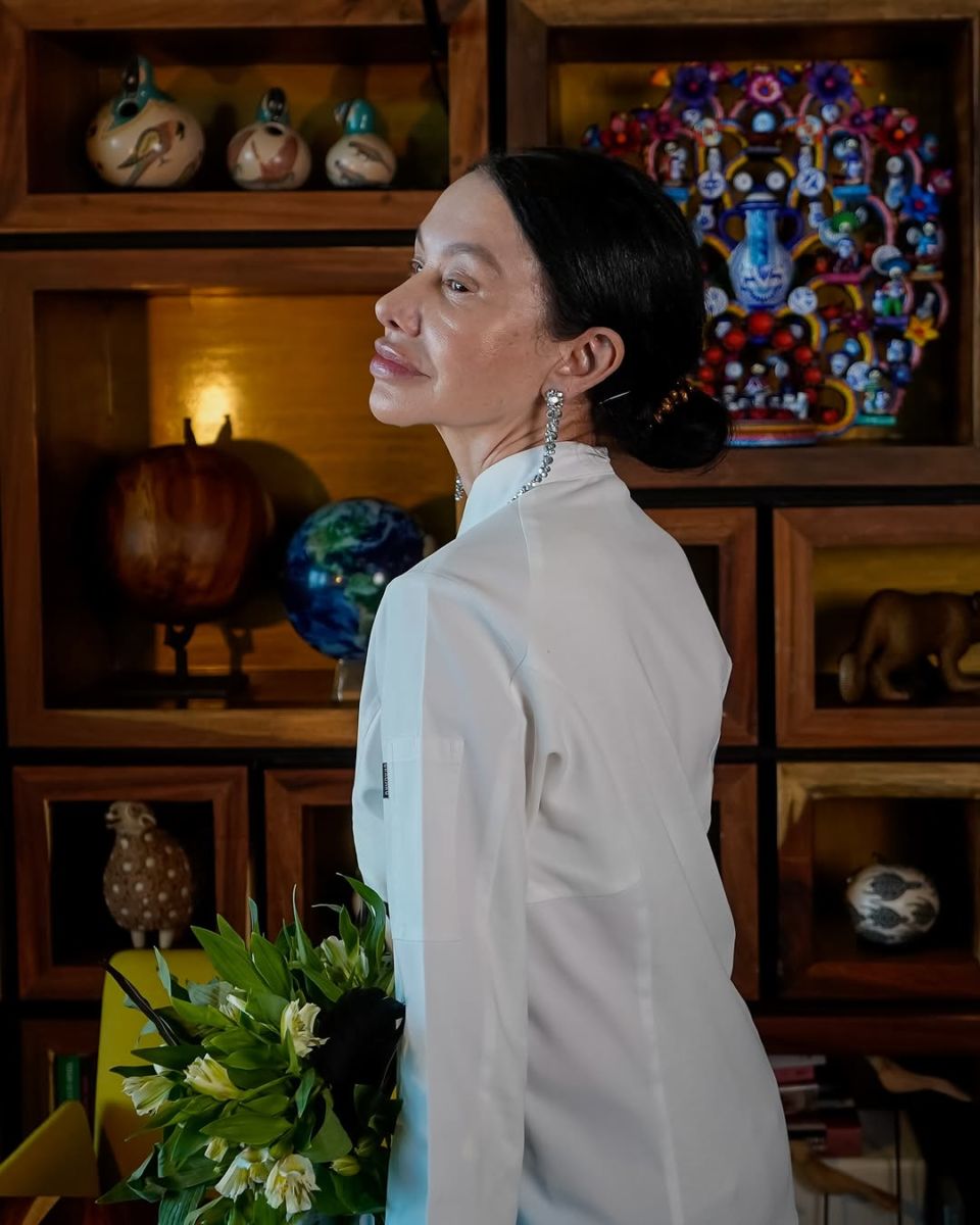 Chef Martha Ortiz en su restaurante Tuch de Luna. 