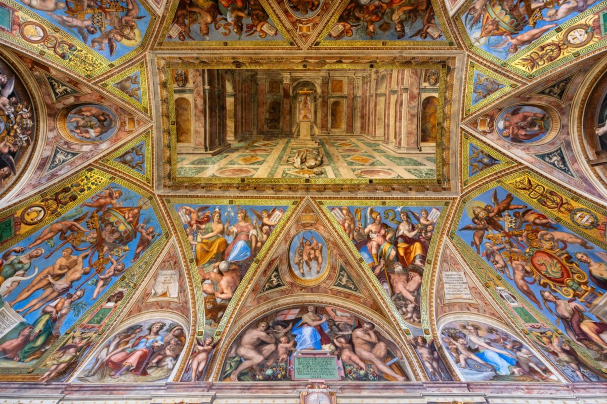Pinturas en el Museo del Vaticano