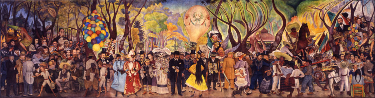 Mural Sueño de una tarde dominical en la Alameda Central