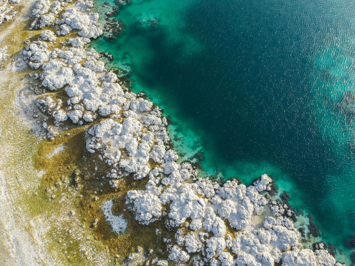 Laguna de Alchichica en Puebla