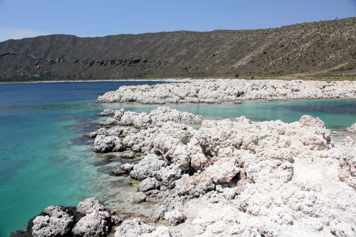 Laguna de Alchichica en Puebla