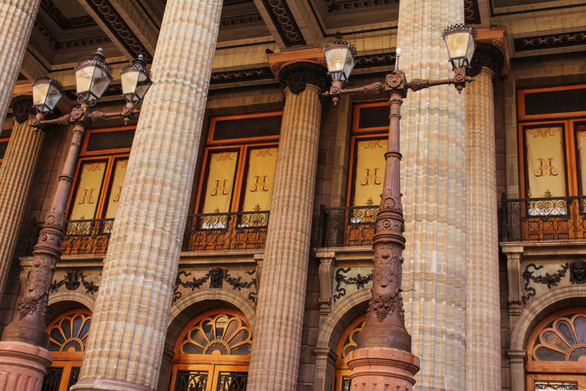 Teatro Juárez en Guanajuato. 